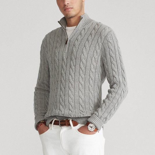 Castello | Old Money Half Zip Quarter Sweater